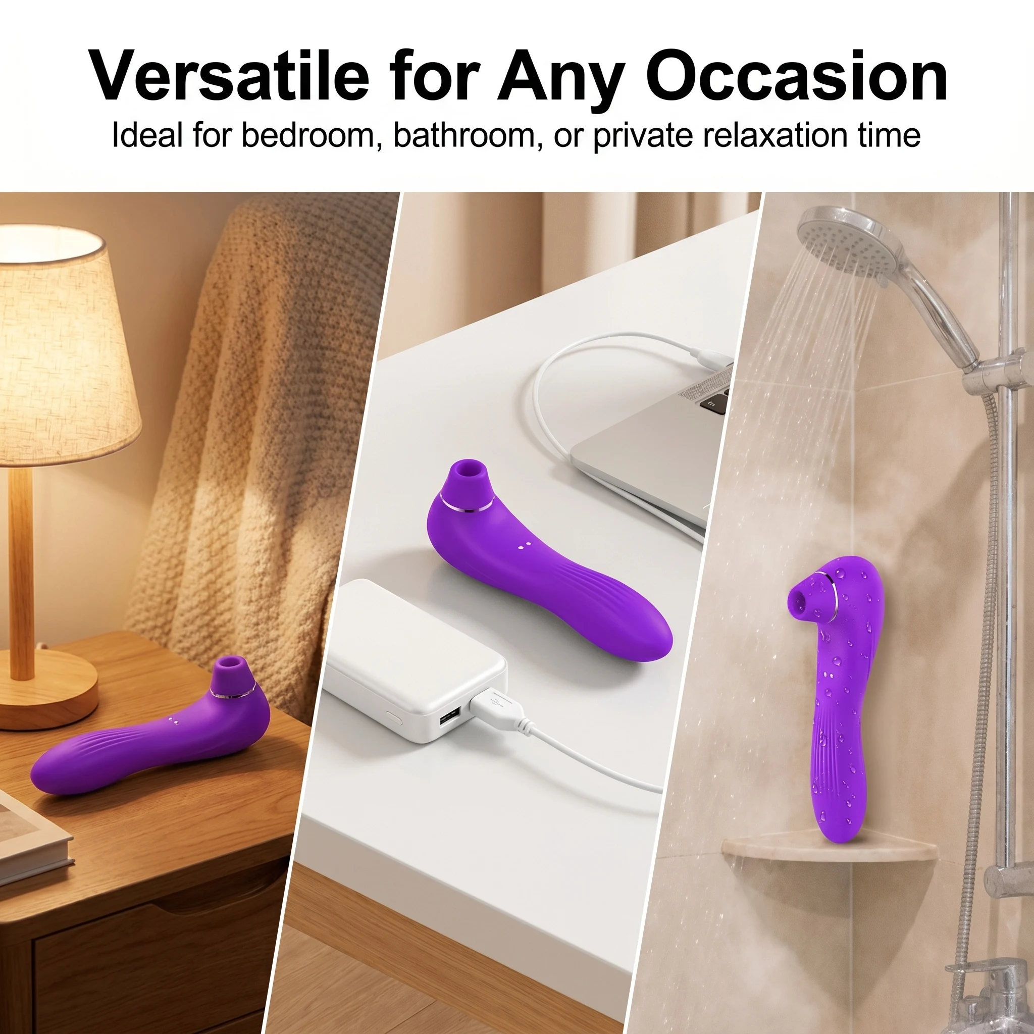 2 in 1 Female Sucking Vibrator for Women Clitoris Stimulator G Spot Dildo Nipple Oral Blowjob Vacuum Clit Sucker Adult Sex Toys view 5