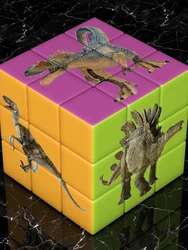 Terceira Ordem Cubos Mágicos Brinquedos Educativos Cartoon Anime Crianças Presente Dinossauro Animal Macaco Rei Cubos Mágicos