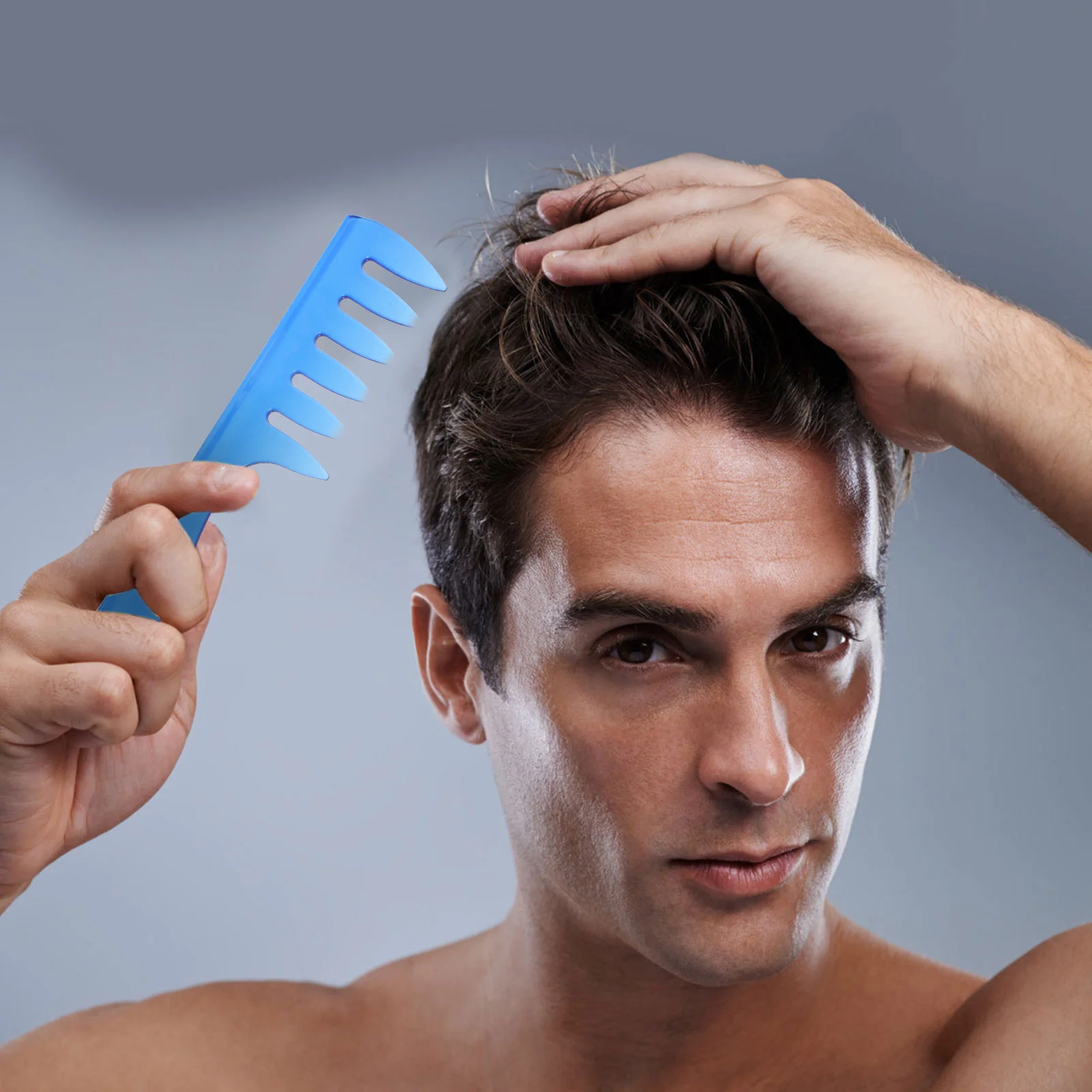 

4Pcs Men Retro Oil Head Comb Durable Smooth Hair Spary Combs for Boys Scalp Massage Hairdressing Styling Accessories