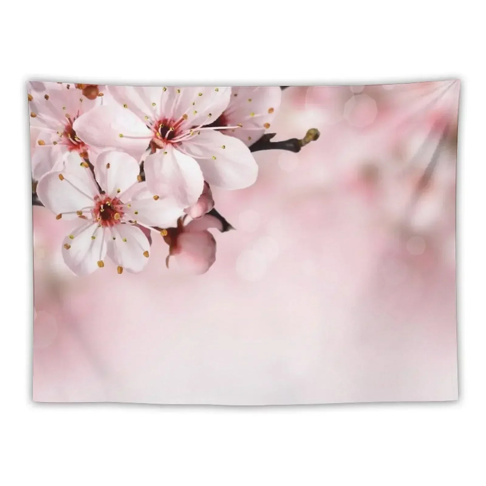 

Cherry Blossom flower Tapestry Cute Room Decor Decoration Aesthetic Tapete For The Wall Decorative Wall Mural Tapestry