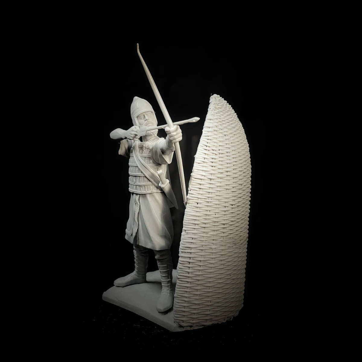 54mm resin unpainted model kit, 5th century BC. Archer unassembled and unpainted GK