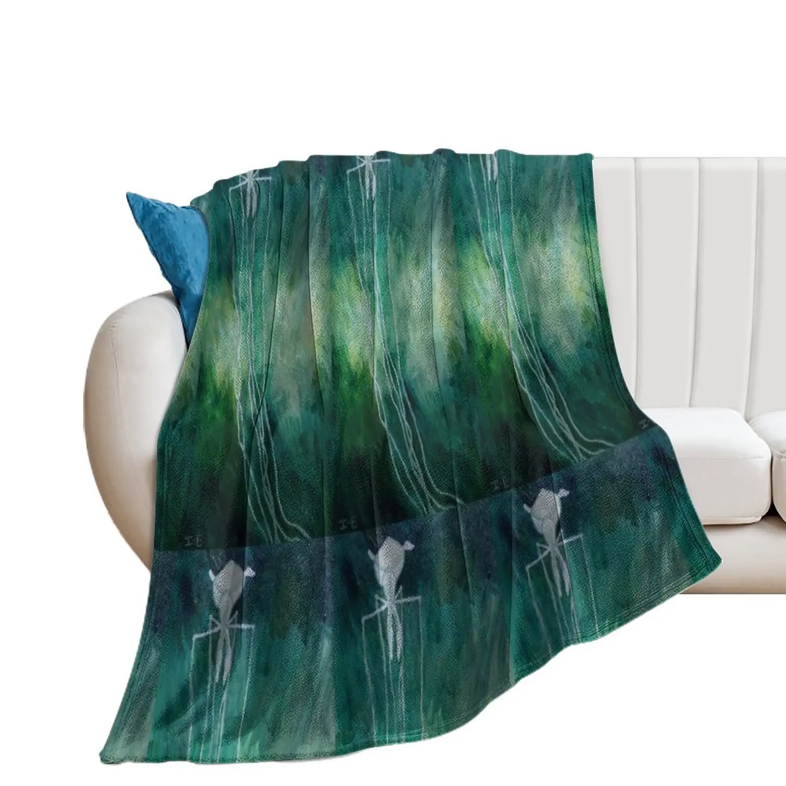 Magnapinna Squid Throw Blanket heavy to sleep Soft Blankets