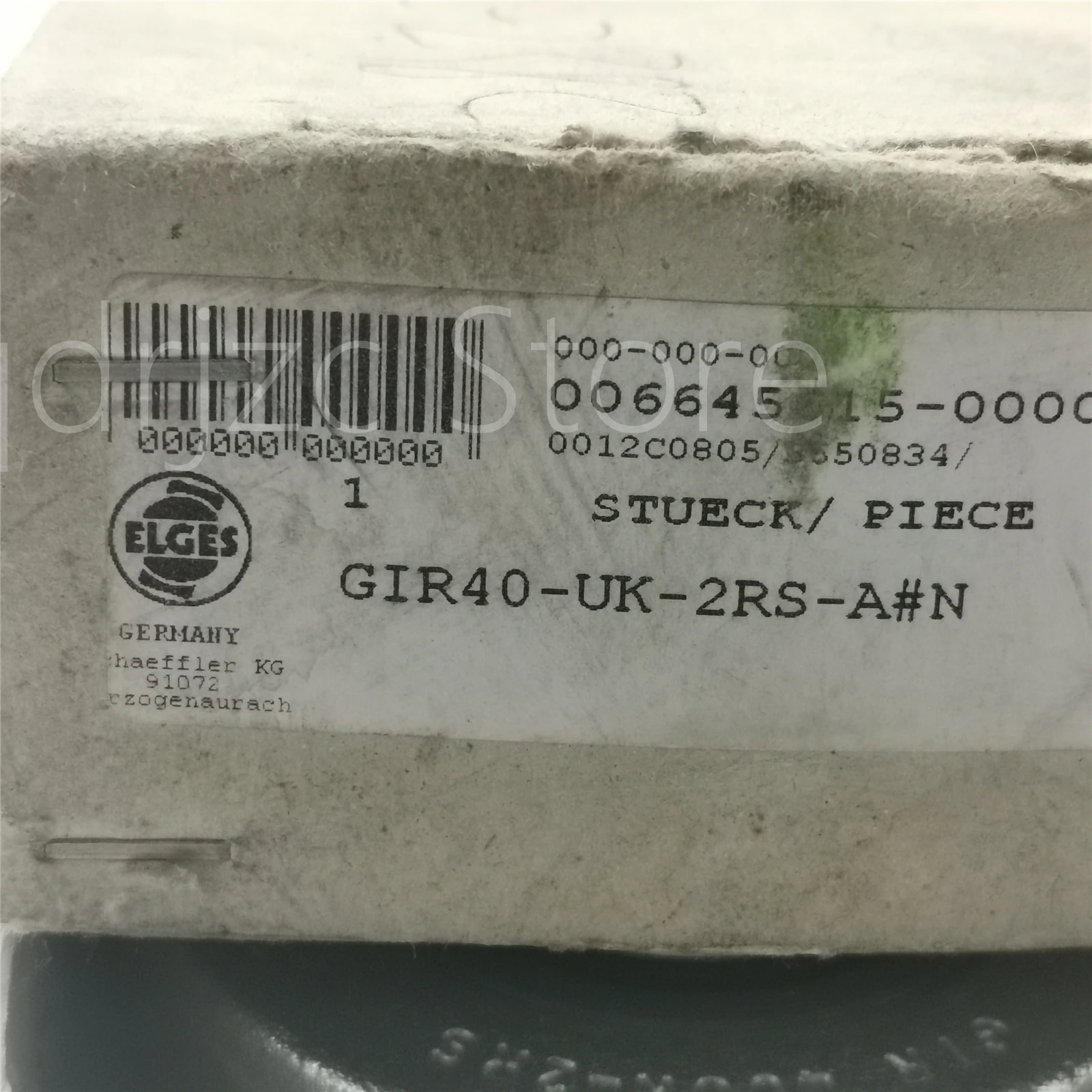

Rod end bearing GIR40-UK-2RS-A internal thread M39X3, maintenance-free