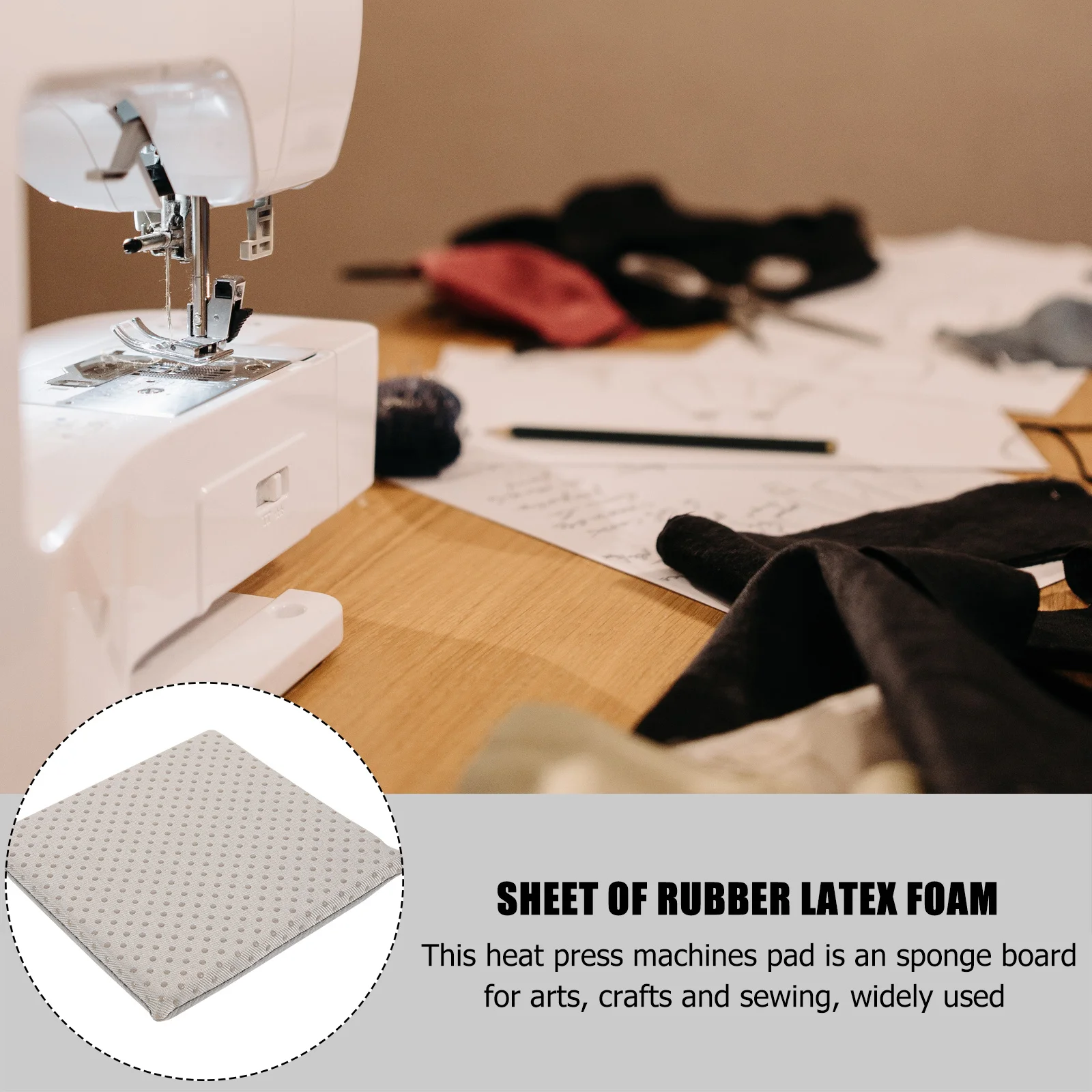 Insulated Heat Press Mat Heat Sublimation Pad Sponge for Transfer Printing Machine Replacement Ironing Accessory