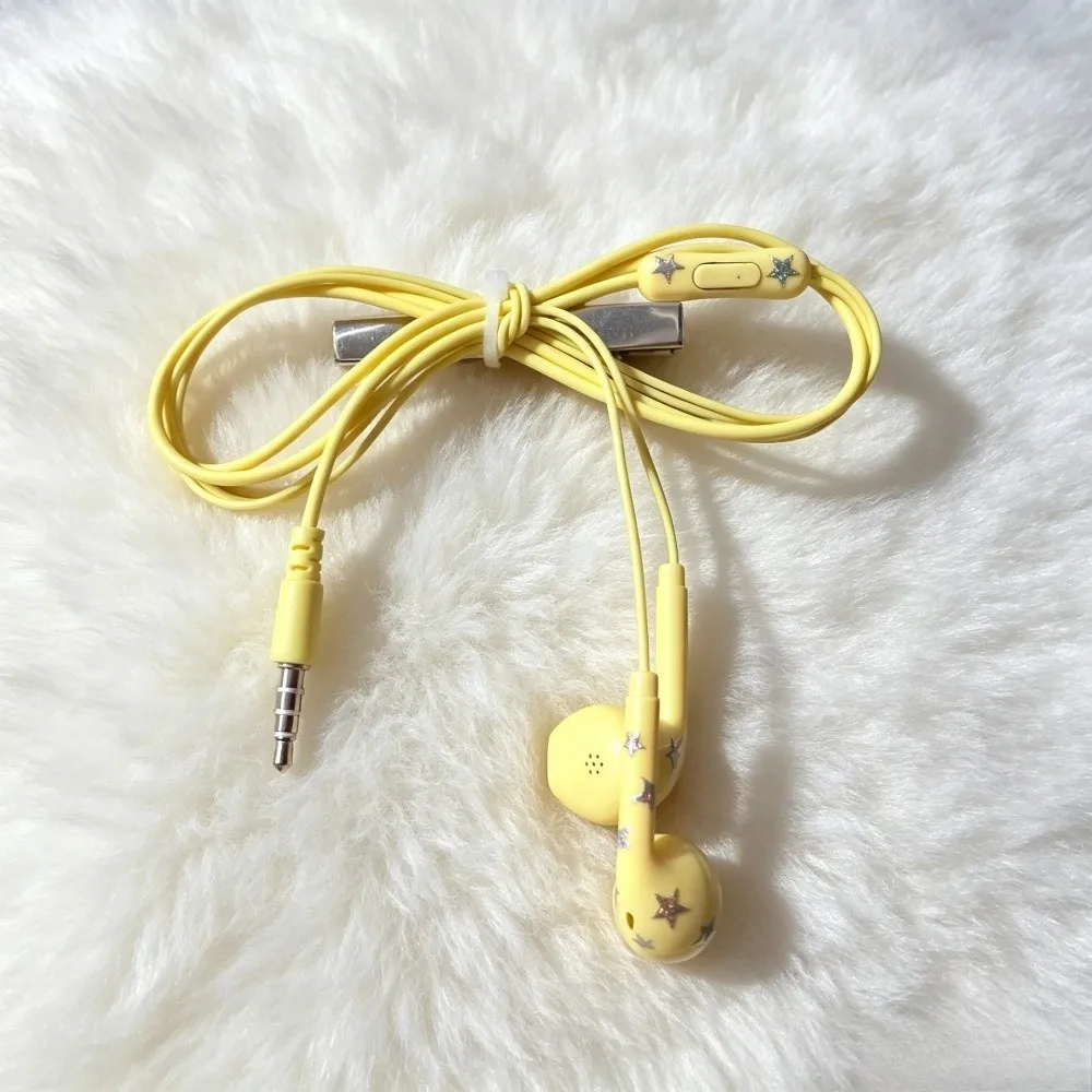 Hair Accessories Wire Bow Headphone Bow Hair Clips Unique Y2K Earphone Hair Pins Upcycled Cute Earphone Hair Clip Harajuku