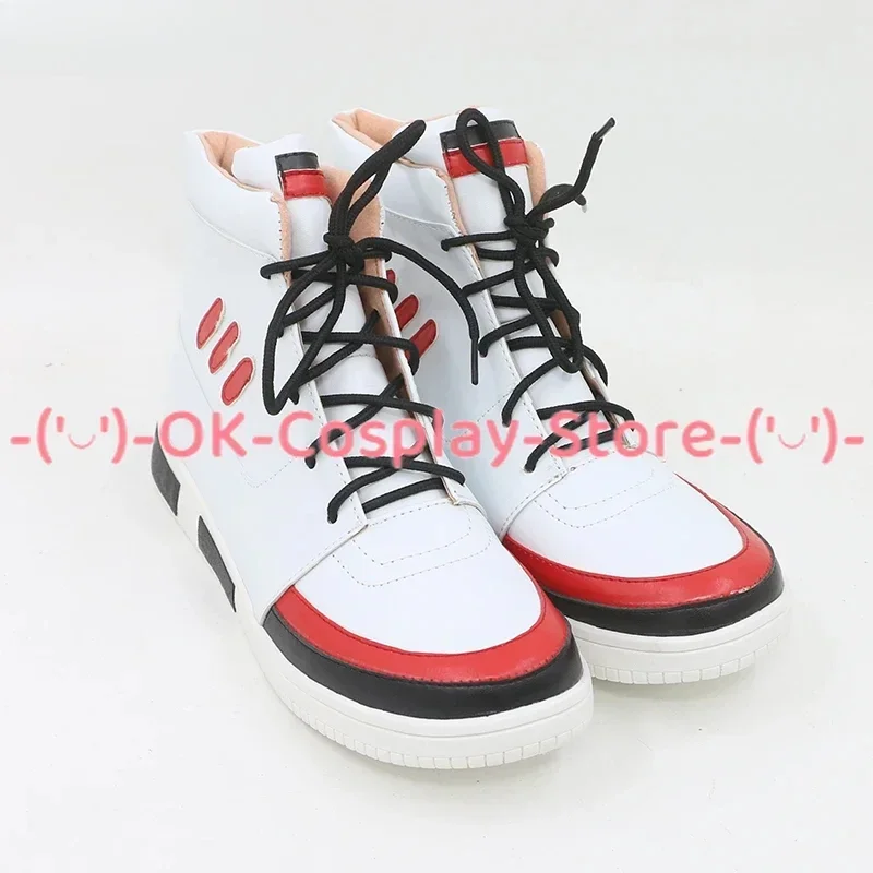 [Angepasst] Kuzuha Cosplay Schuhe Vtuber Anime Roleplay Requisiten Halloween Karneval Urlaub Party PU Leder Stiefel