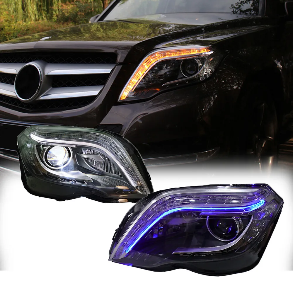 

For Mercedes-Benz GLK300 GLK350 GLK250 2013-2015 Halogen Upgrade LED Headlights
