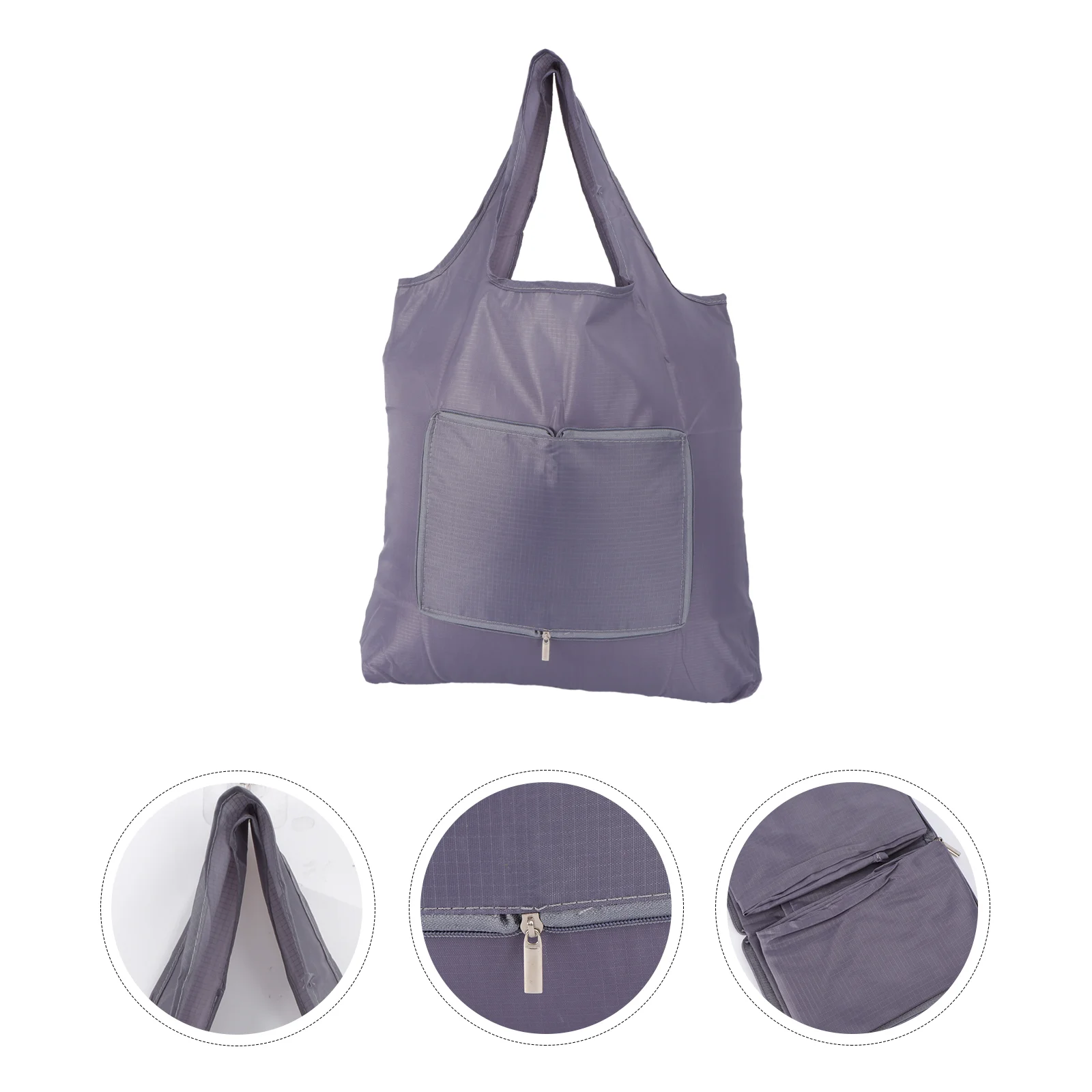 

2Pcs Shopping Bags Folding Reusable Tote Storage Packing Grocery Oxford Cloth Waterproof Lightweight