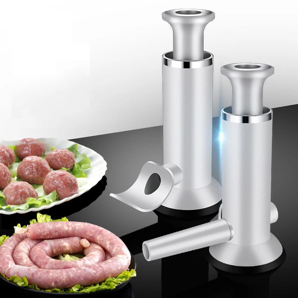 Dual Use Manual Sausage Stuffing Machine Meatball Maker Homemade Sausage Tool Sausage Meatball Filler Injector Tools