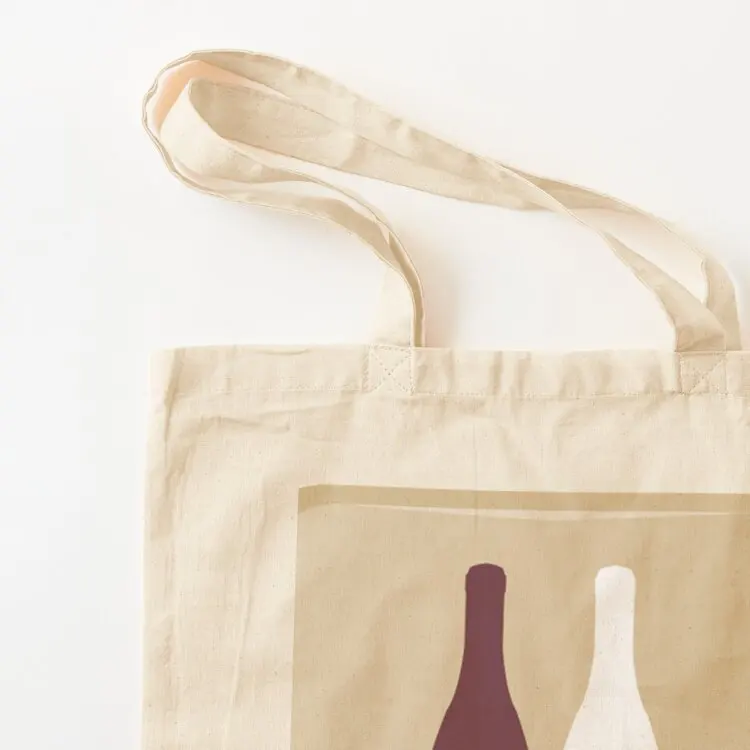 Bottle of Red, Bottle of White Tote Bag Portable shopping bag tote bag men's Shopping bags reusable shopping