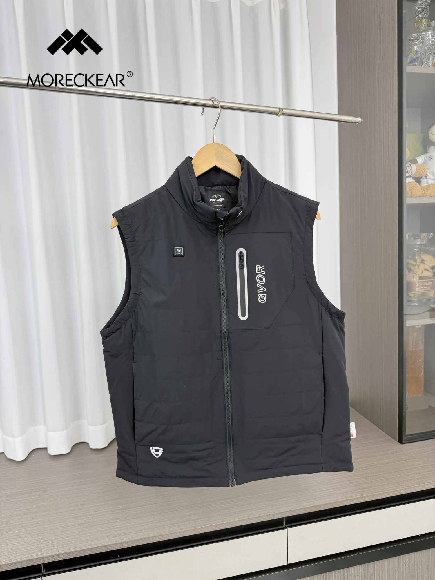 

Heavyweight Casual Windproof Outdoor Vest Men's Fashionable Spring Autumn Standard Fit Urban Style Regular Length Pure Color