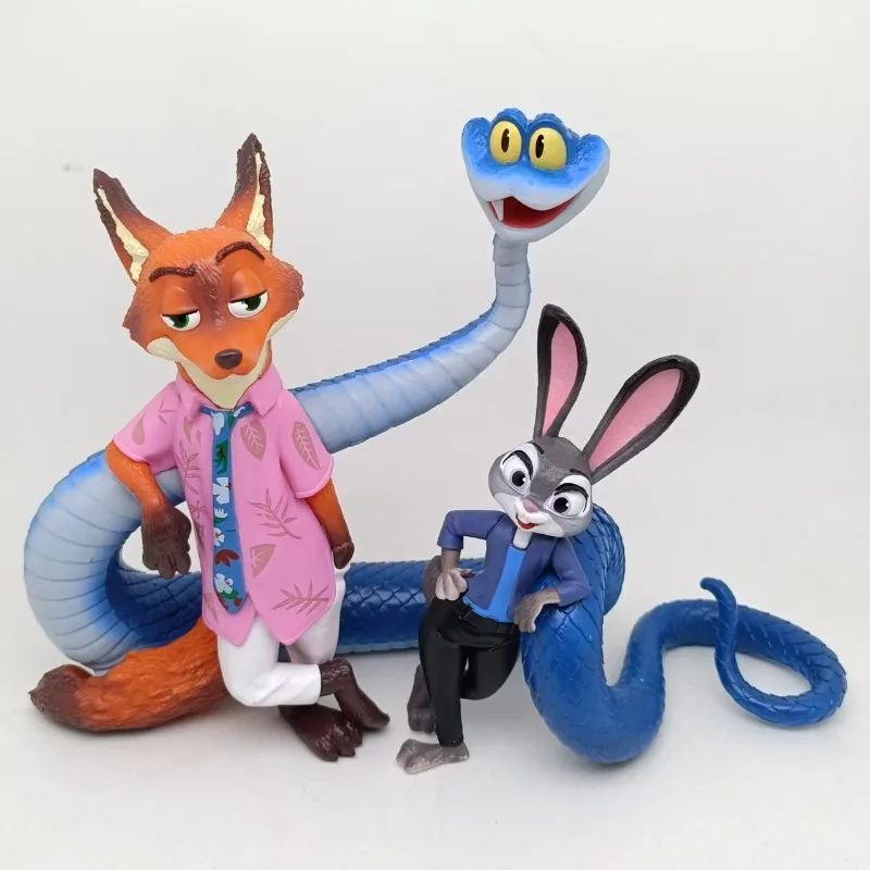 

Disney Zootopia 2 Action Figures Judy Nick Gary Figurine Cartoon Anime Figures Doll Home Decoration Toy Children Christmas Gifts