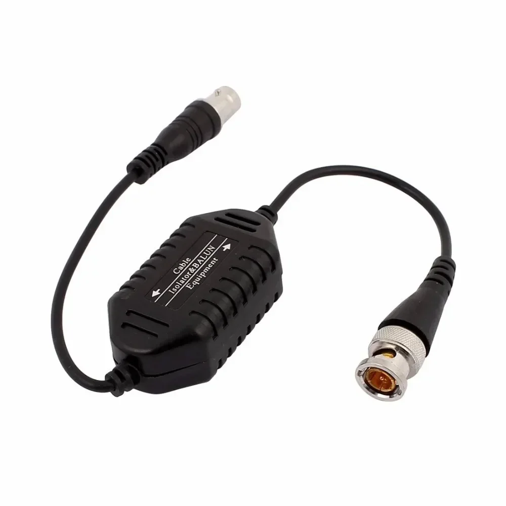high quality Ground Loop Isolator Video Balun Coaxial BNC Male to Female CCTV Anti-jam no power required