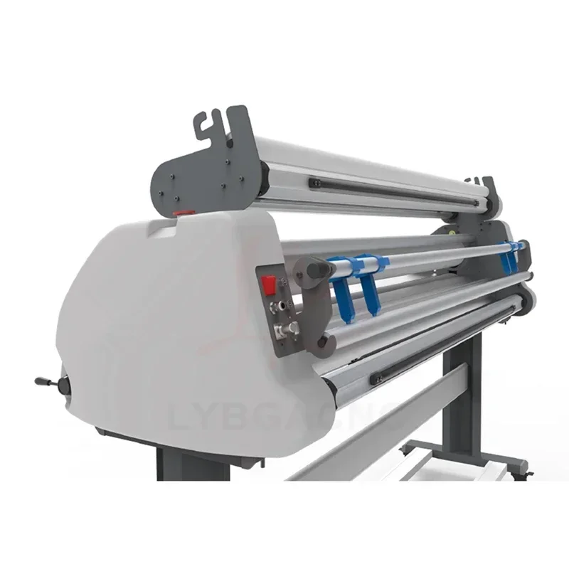 1600DA  Auto High-Speed Hot Cold Laminating Machine 1600mm English Version Four Roller Cold Hot Laminator Rolling Machine