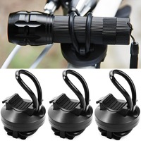 Bicycle Light Clip Holder 360° Degree Rotation Handlebar Clip for LED Flashlight Mountain Bike Front Flash Torch Light Bracket