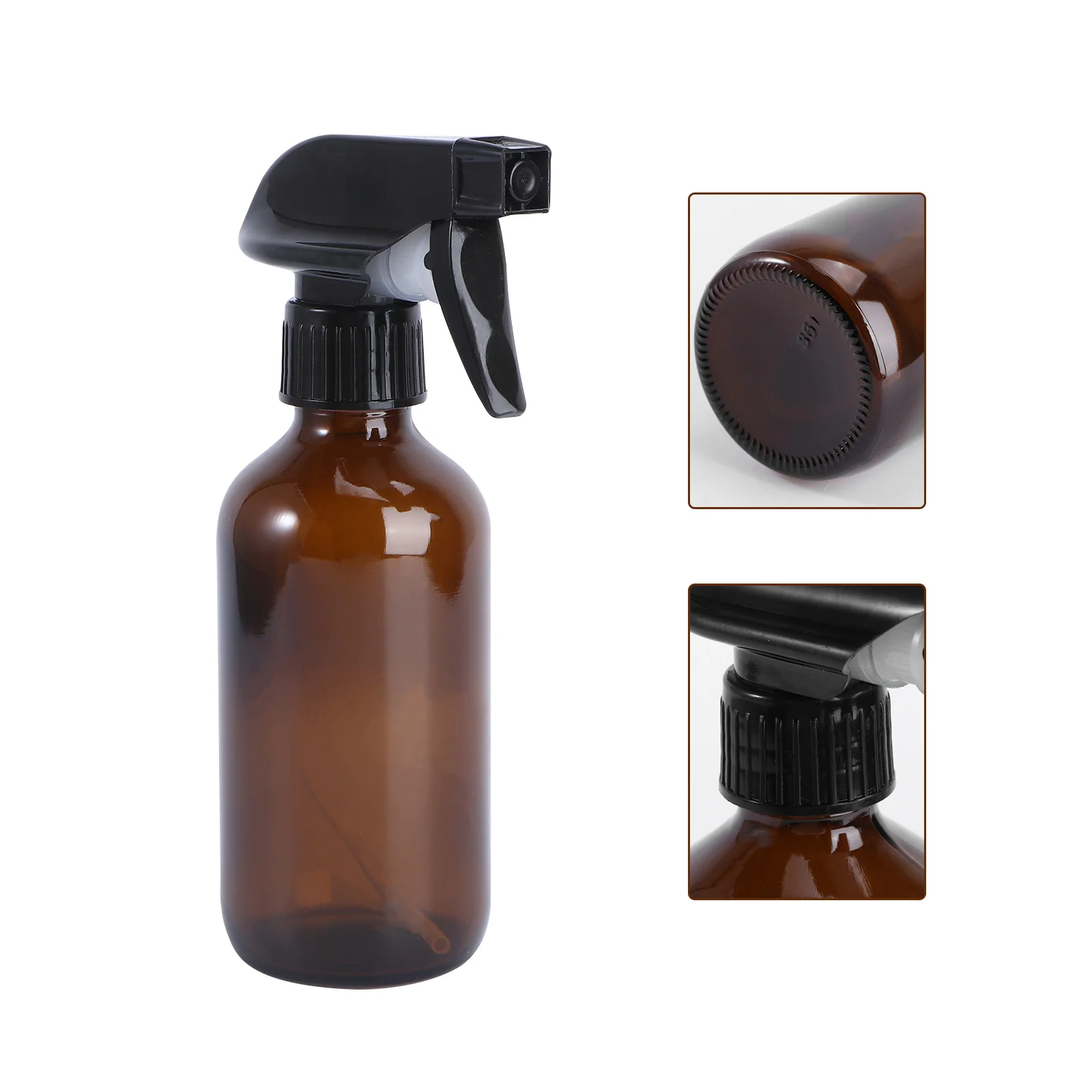 Pulverizador de vidro recarregável, 6 peças, 250ml, durável, à prova de vazamento, para cabelo, planta, aromaterapia, subembalagem, garrafas de spray