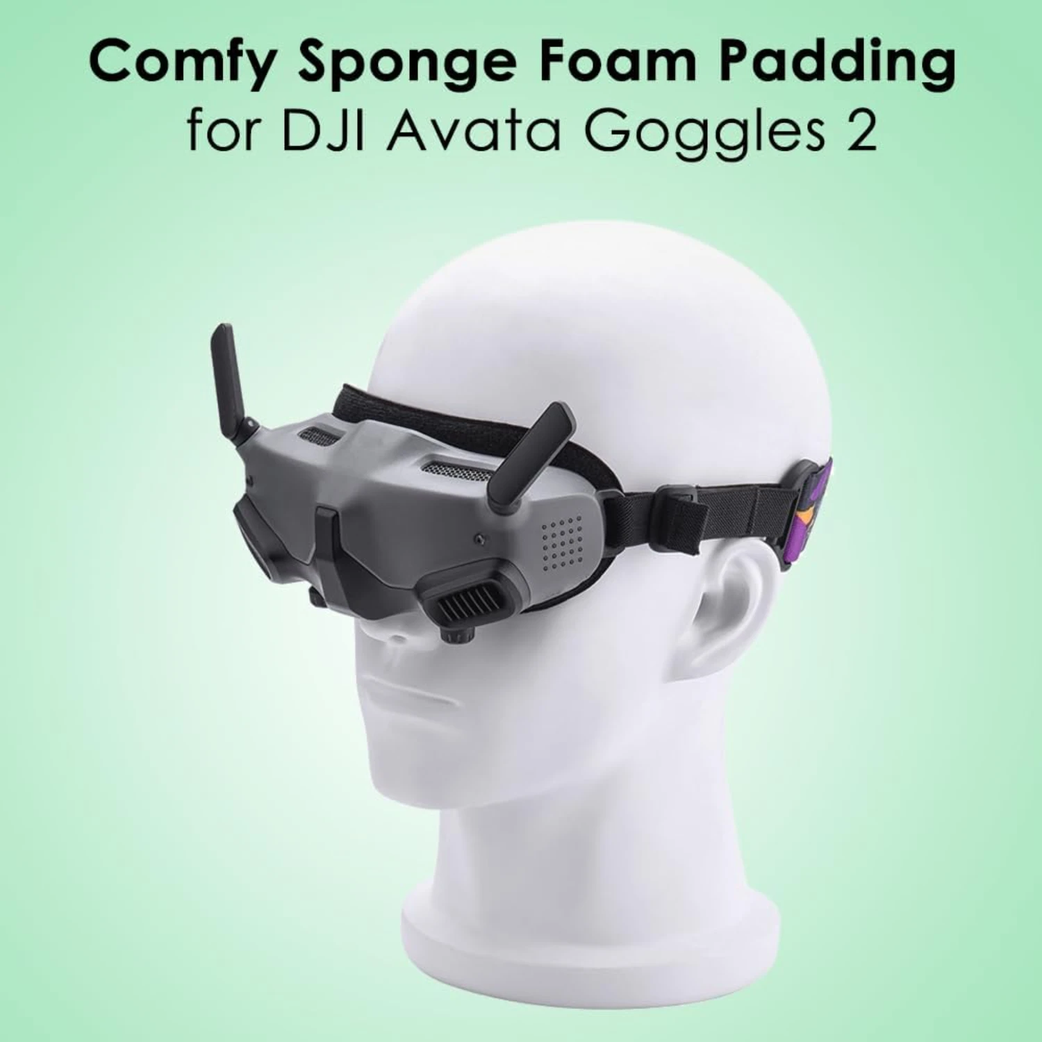 Enhance Your Goggle Experience with Deluxe Sponge Foam Padding for Avata 2 - Premium Soft-Fit Musk Eye Pad Cushion Provides Supe