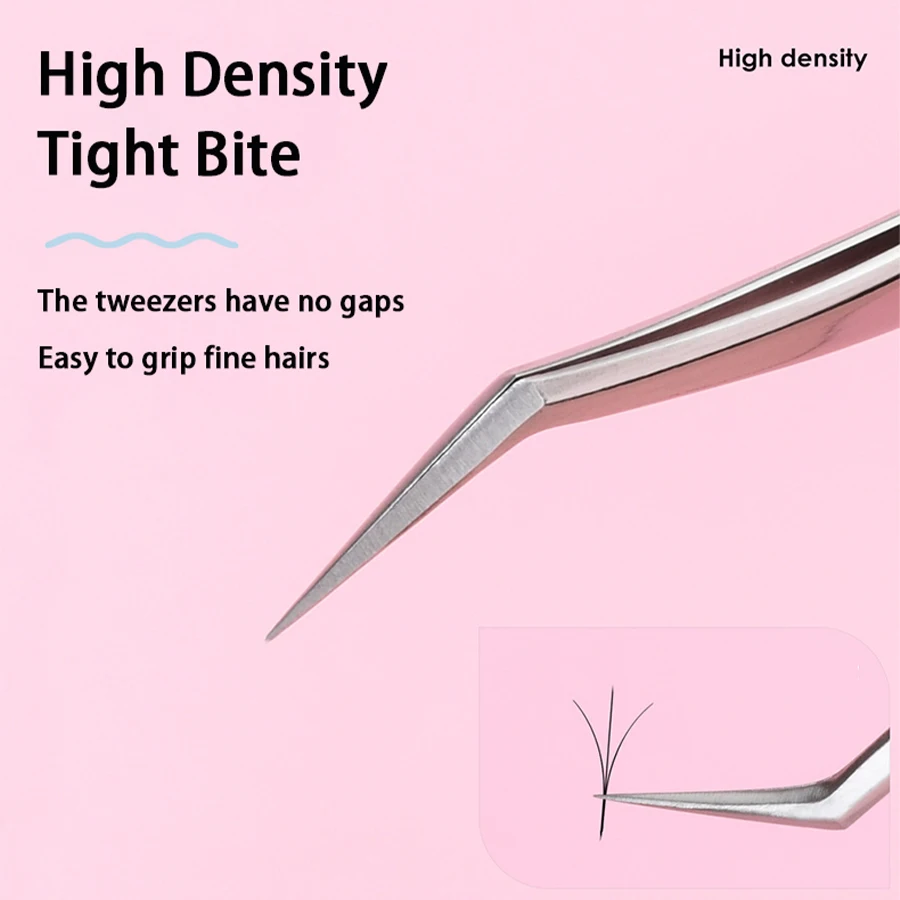 Pinzette per ciglia in acciaio inossidabile piantagione di fioritura ad alta densità innesto strumenti per ciglia clip di pavone delfino piuma dorata