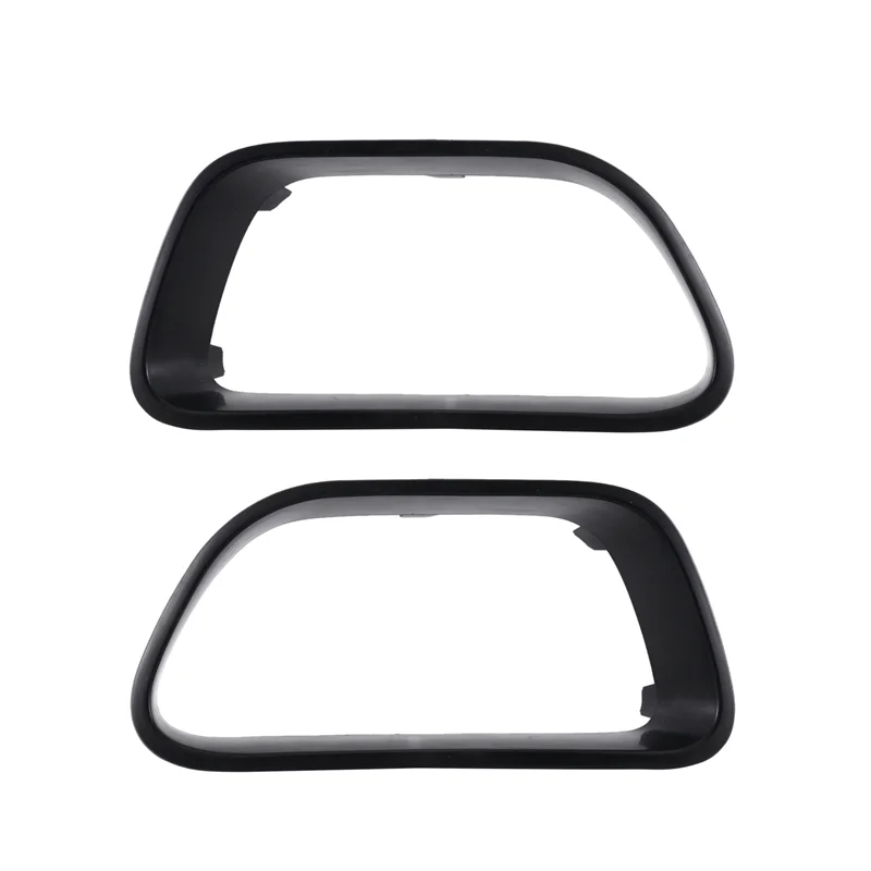 

Discount-1Pair Car Front Bumper Decorative Frame Angel Eyes Refit For Citroen C5 Aircross 9817829477 9817829377 Black Replacemen