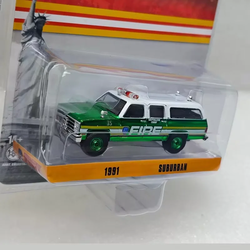

Коллекционная модель автомобиля Greenlight Diecast Alloy 1/64 1991 Suburban Green, классика, сувенир для взрослых, подарок, хобби и игрушки