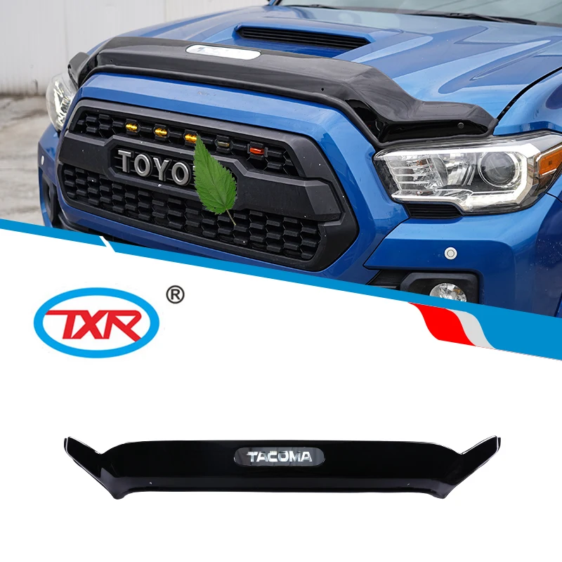 Exterior Accessories Black Color with LED Design Bonnet Guard  Wholesale Front Protector for Toyota Tacoma 2016-2023