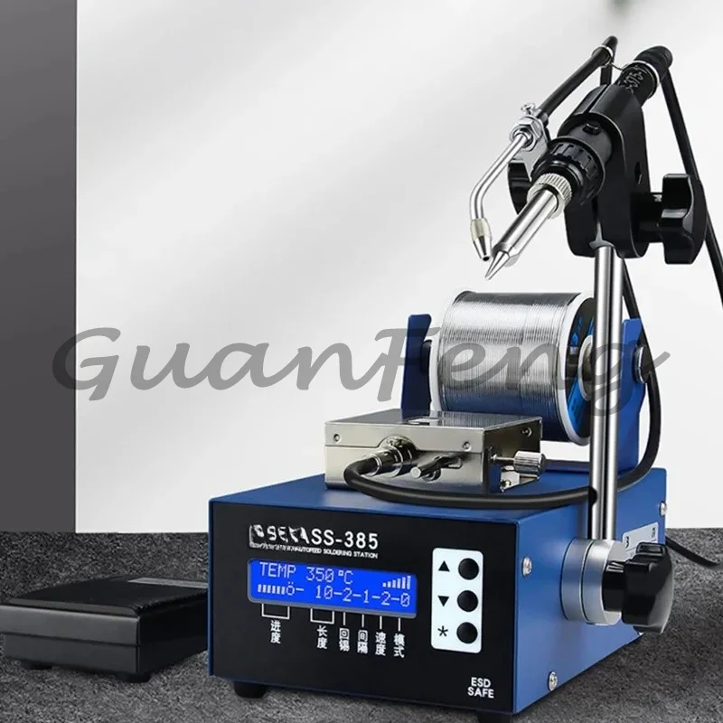 Dual-Control Solder Feeder: Smart LCD Interface, Efficient Heat Core, Pro Welding Solutions