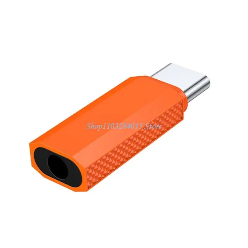 R6FF Plug Play Type C to Headphone Jacks Converter Suitable for Laptops Desktop