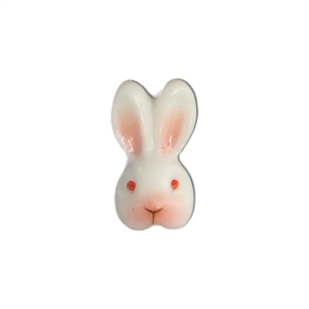 10Pcs/set Nail Supplies Rabbit Nail Decorations DIY Nail Ornaments Manicure Material Cartoon Rabbit Nail Accessories Flat Bottom