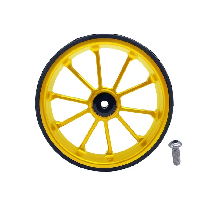 Litepro BMX Bicycle Pushing Easy Wheels Largen 100MM Diameter Wheel Extension Rod Easy Wheel Alloy For Brompton Bicycle