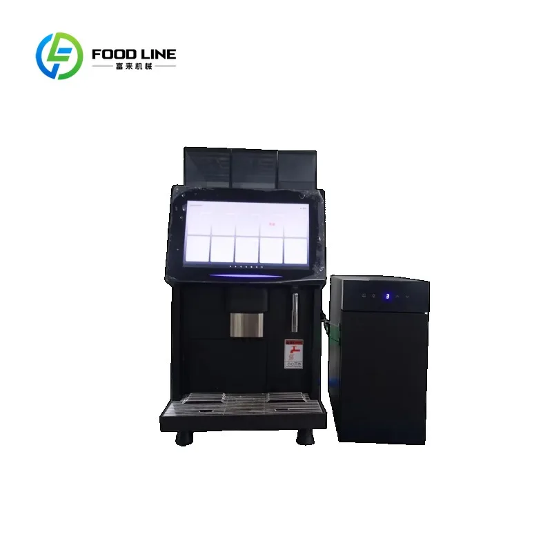 Customized Touchscreen Bean-to-Cup Fully Automatic Coffee Vending Machine with Hands-Free Self-Cleaning Effortless Operation