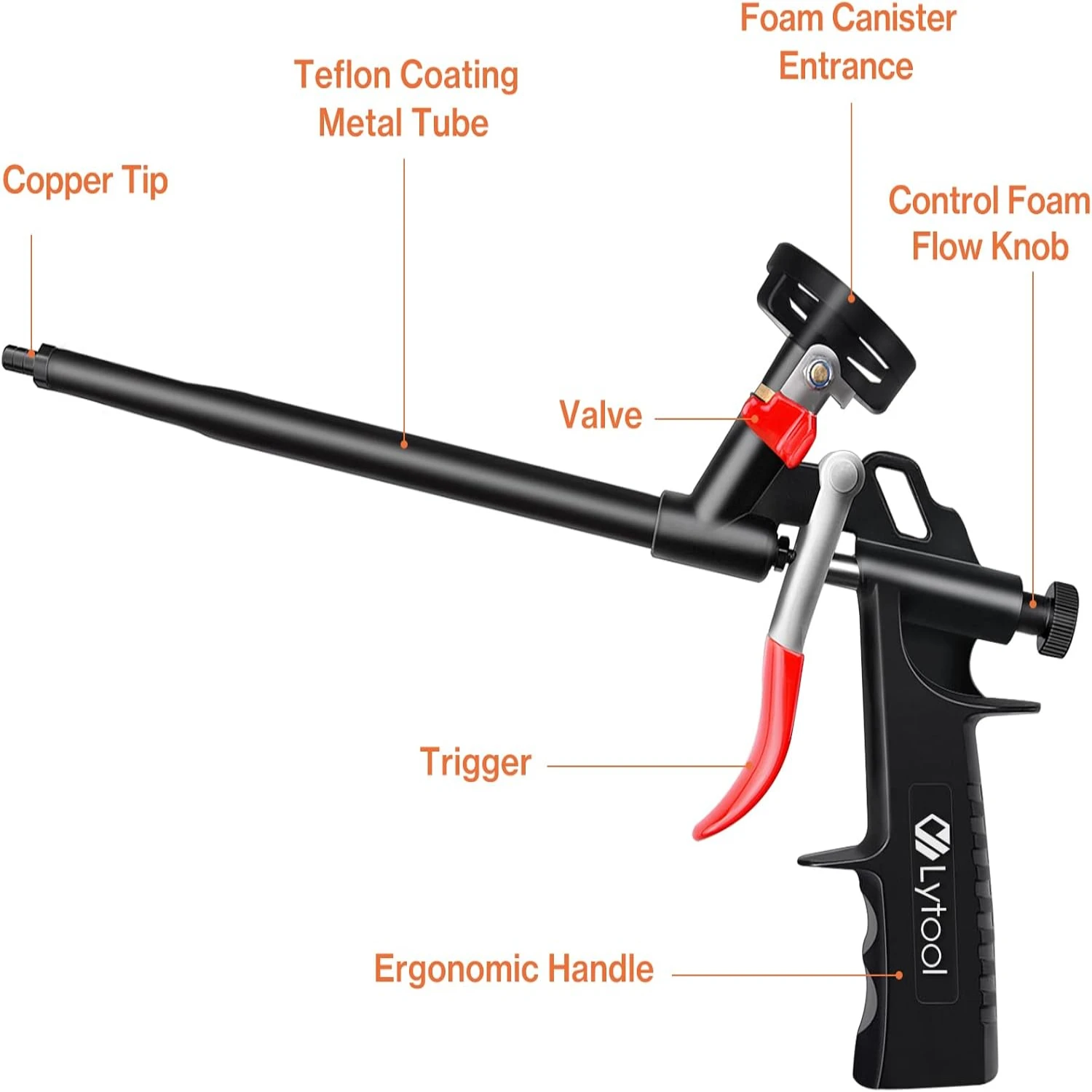 Foam Gun,  Expanding Foam Gun,  Foaming Gun Insulation Spray Application Applicator Caulking Gun for Filling, Sealing