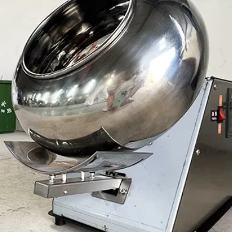 Electric 110/220V Peanut Sugar Coating Machine Stainless Steel Chocolate Coater Rounding Pills Film Coating Polishing Machine