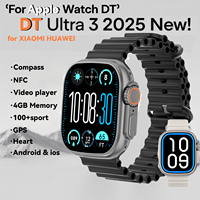 2025 New IOS DT Ultra 3 High-End Business Watch 32G Large Memory Album Smartwatch Men Sports Fitness Waterproof Watch Sportwatch