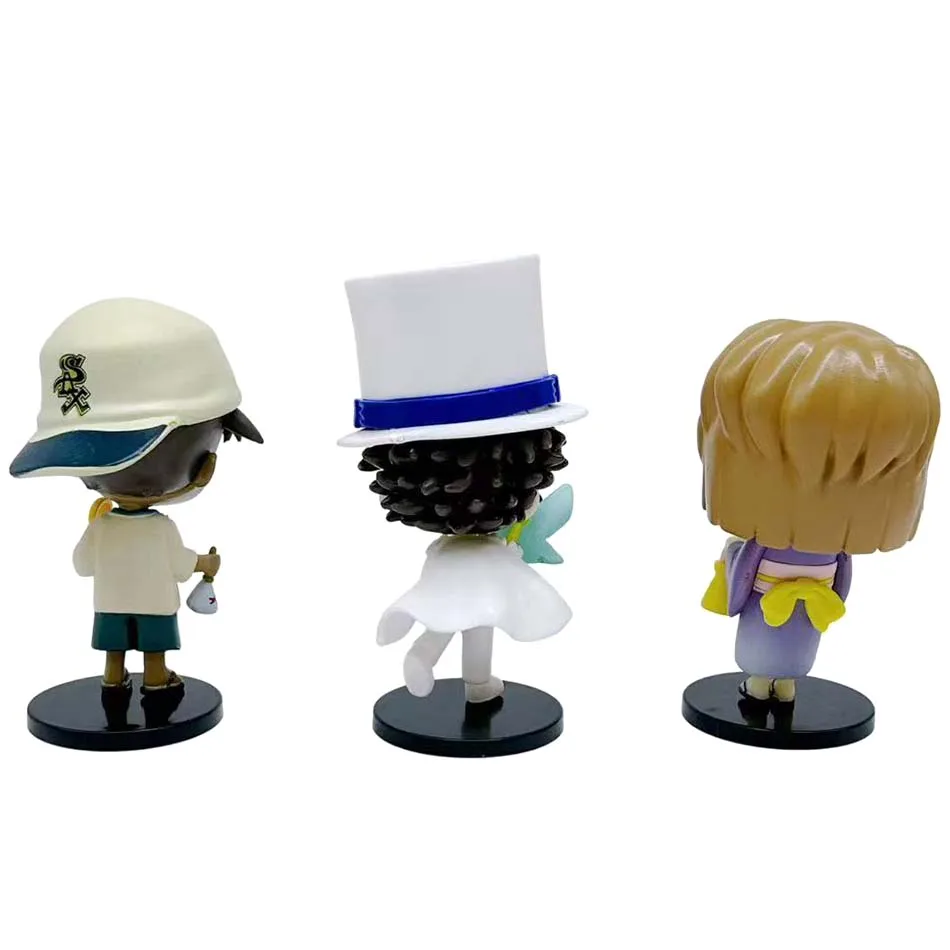 Venda quente anime detetive conan figuraasha escocês shinichi kudo tooru amuro masumi sera brinquedos kawaii pvc modelo boneca ornamentos