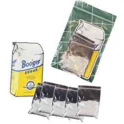 DIY Prank Stickers Creative Paper Funny Coke Bag Stickers Scratch Resistant Little Blow Baggie Joke Stickers for Adults