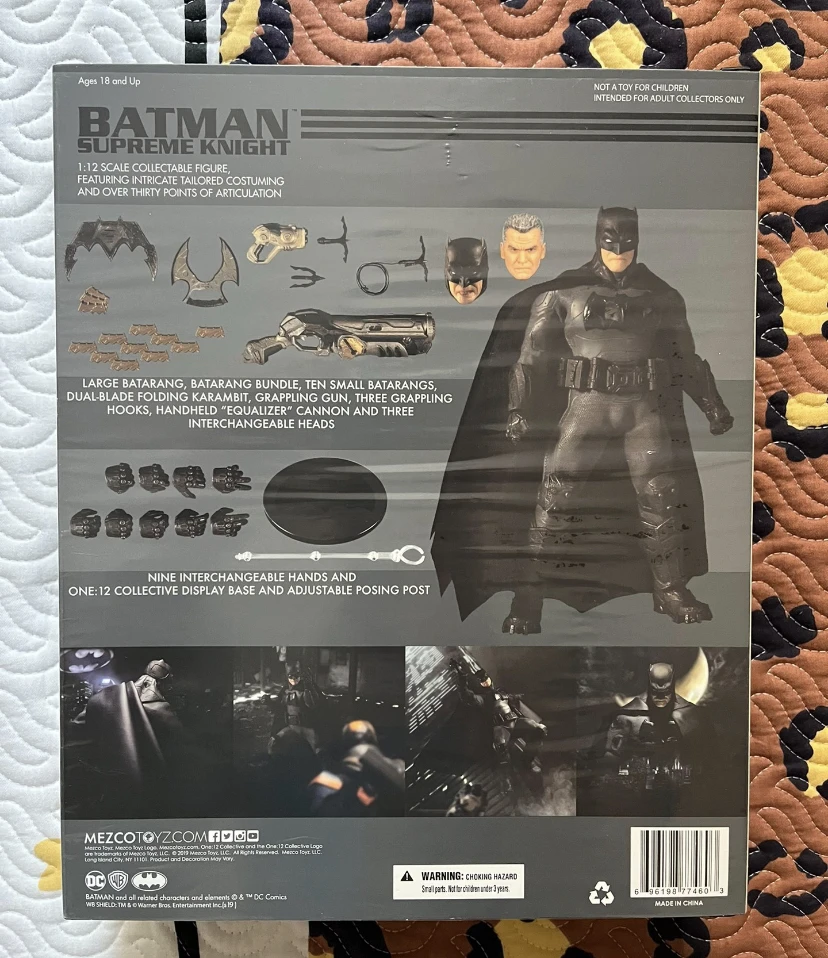 Original Mezco One:12 Collective Comics Supreme Knight Batman 1/12 In Stock Action Collection Figures Model Toys Gift