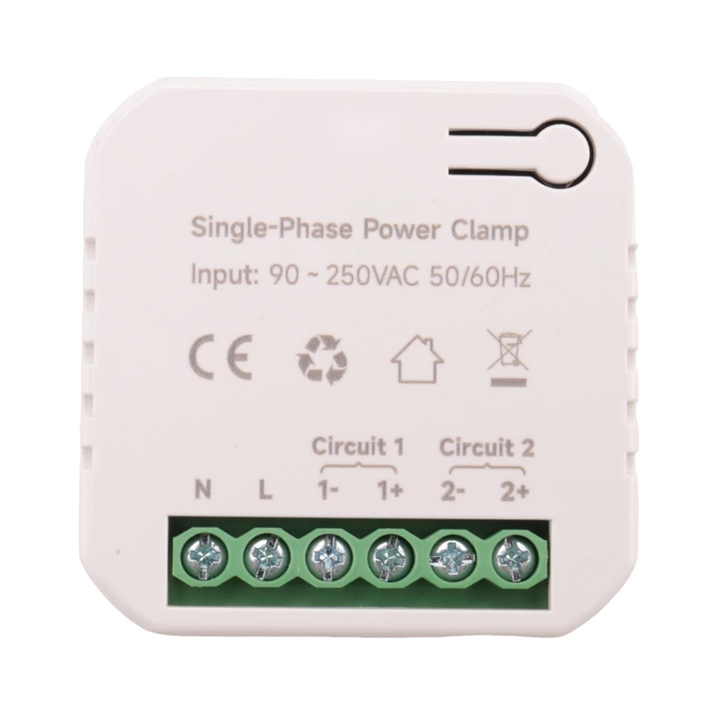 Medidor de energía Wifi con abrazadera CT, Monitor de consumo de energía Kwh, Tuya Smart Life, 80A