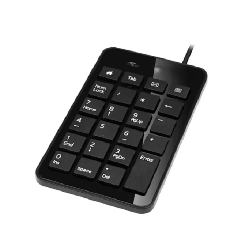 23 Keys Mini USB Wired Digital Keyboard Mini Numeric Keyboard Accounting Bank Finance Keyboard for Notebook Desktop
