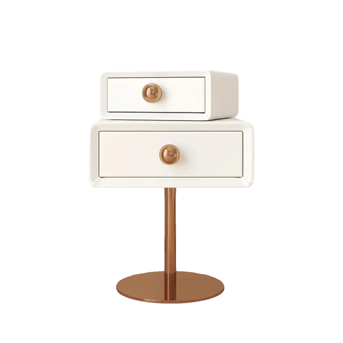 

Rotating bedside table Nordic modern minimalist mini art personalized creativity