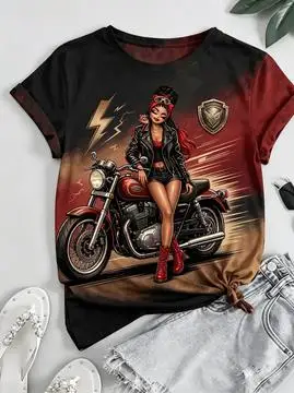 Women Mystical Witch Graphic T‑Shirt Green Leopard Print Magic Occult Theme Crew Neck Short Sleeve Casual Tops