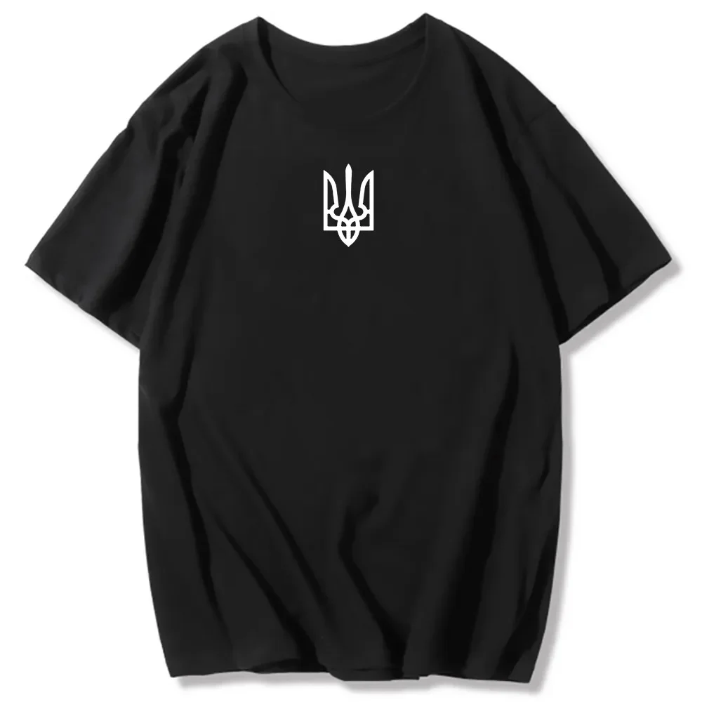 Ukraine T-shirt Women T-shirts Men Ukrainian T Shirt Ukraine Trident Army Short Sleeve Tee Shirt Woman Clothes Top
