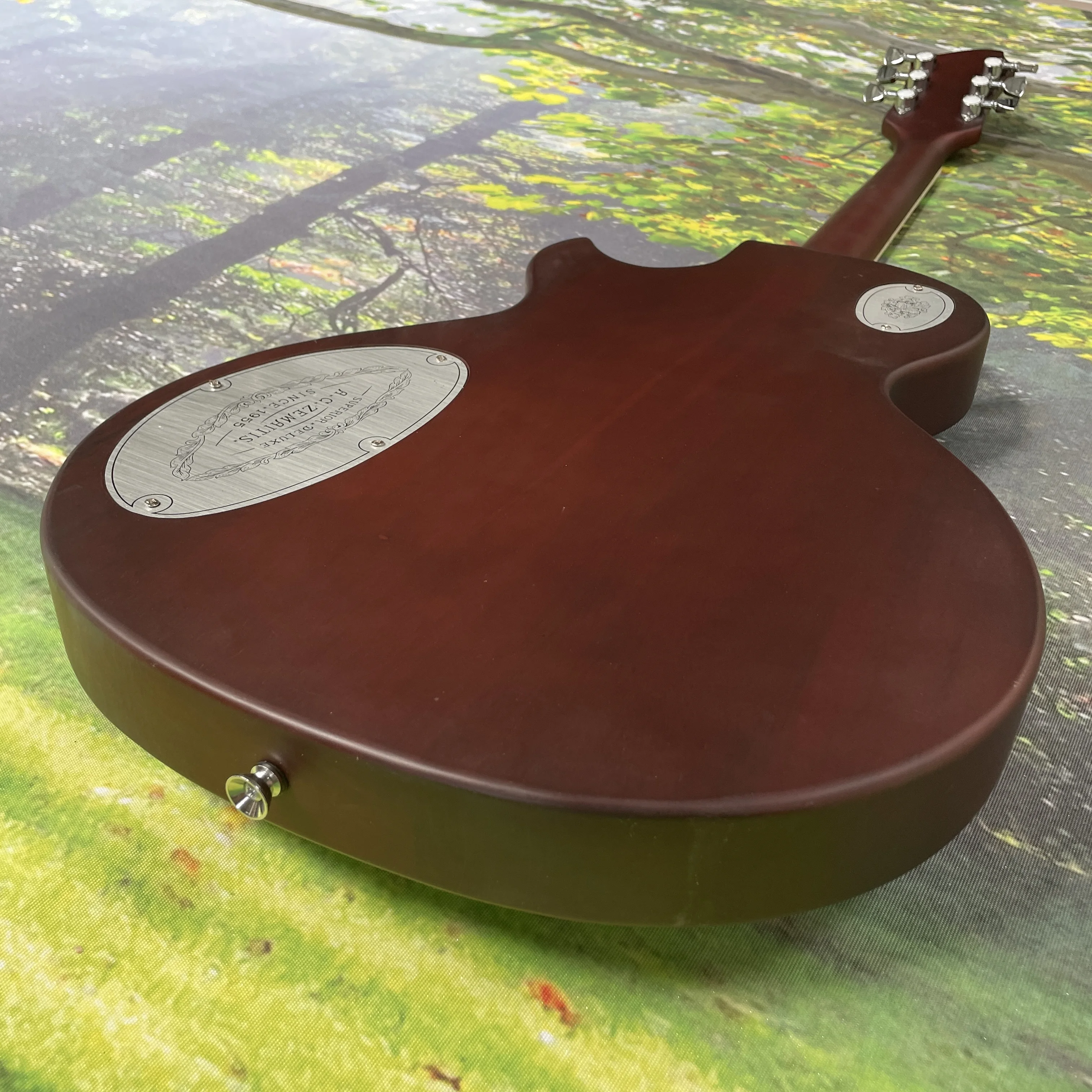 Zemaitis Casimere Металлическая атласная гитара Алюминиевая пластина Палисандр Накладка на гриф Хромированная фурнитура