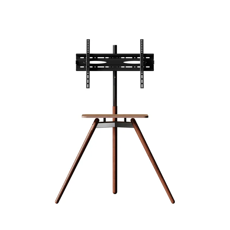 

MSJJ0258 Tripod Art Stand Moving Bracket Tv Floor Stand Tv Stand 32-75 Inch 600*400mm VESA