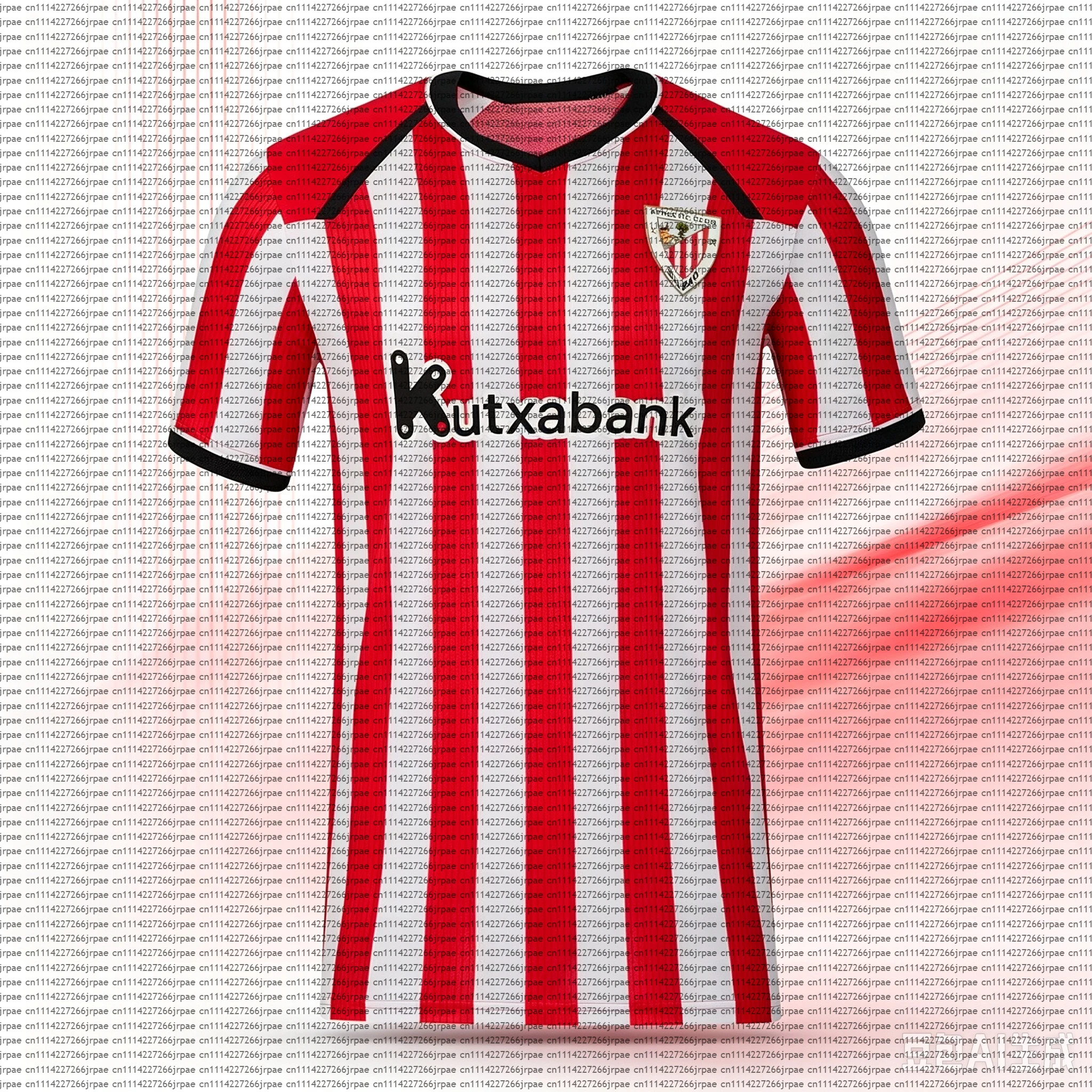2026-27 New Athletic Bilbao Men 3D Print Football Jersey Y2KOversized Family Casual T-shirt Suitable for Daily and Training Wear