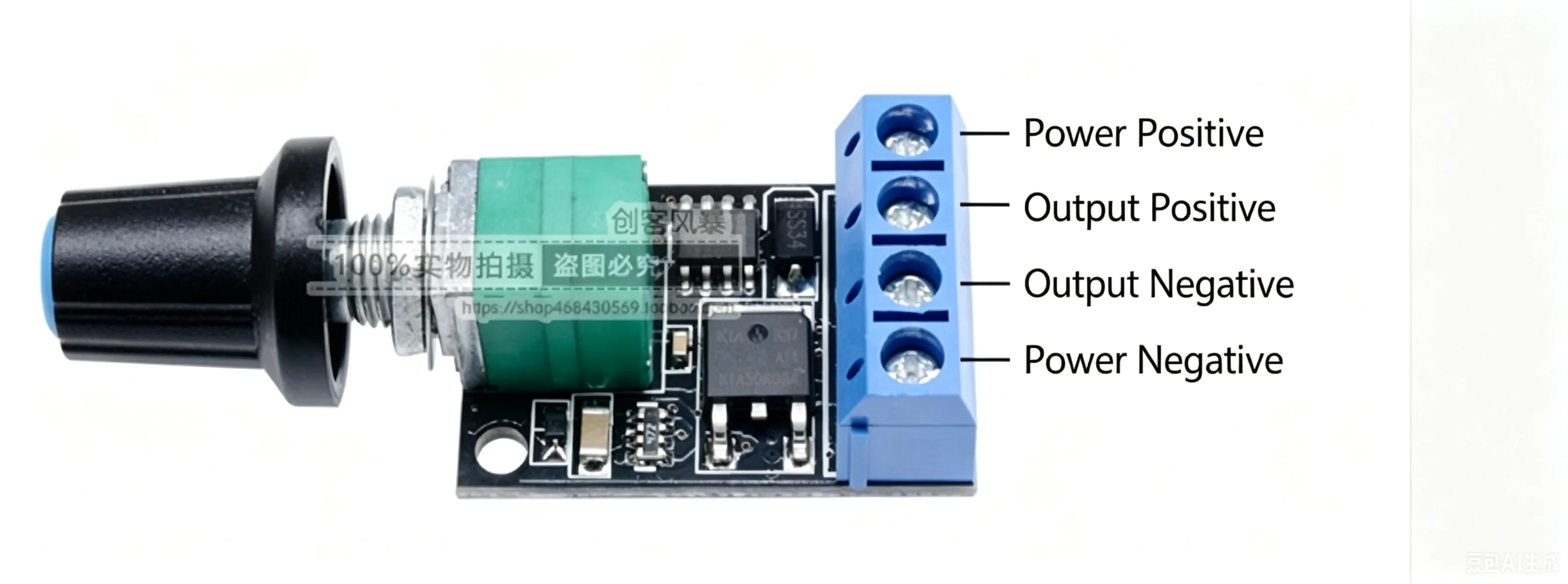 Ultra-high Linear 5V-15V 3A PWM DC Motor Speed Controller LED Dimmer Dimming Module Adjustable Speed Regulator Control Switch
