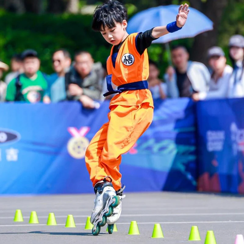أزياء الهالوين التأثيرية ملابس الكبار Accory Goku ملابس الأطفال أداء المسرح الصيني التقليدي ث...