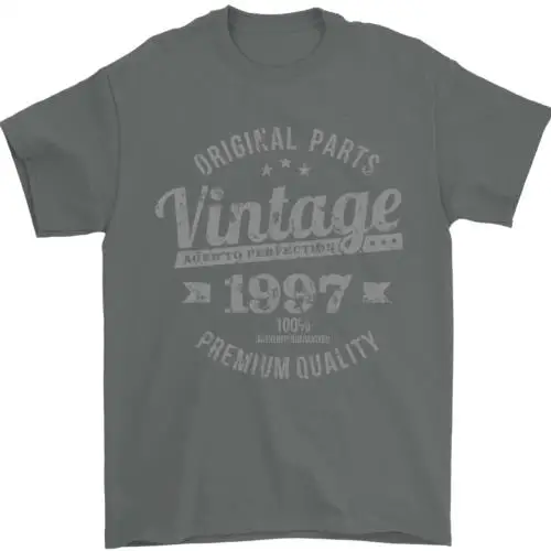 

Vintage Year 27th Birthday 1997 Mens T-Shirt 100% Cotton