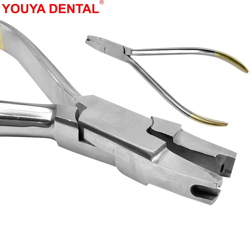 Dental Crimpable Hooks Plier Stainless Steel Crimping Pliers Free Hook Clamp Forceps Placement Pliers Dentistry Instruments Tool