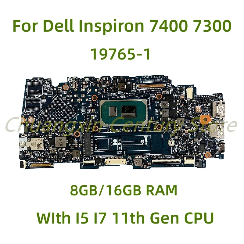 

Suitable for Dell Inspiron 7400 7300 Vostro 5301 laptop motherboard 19765-1 with I5 I7-11th Gen CPU 8GB/16GB RAM 100% Tested