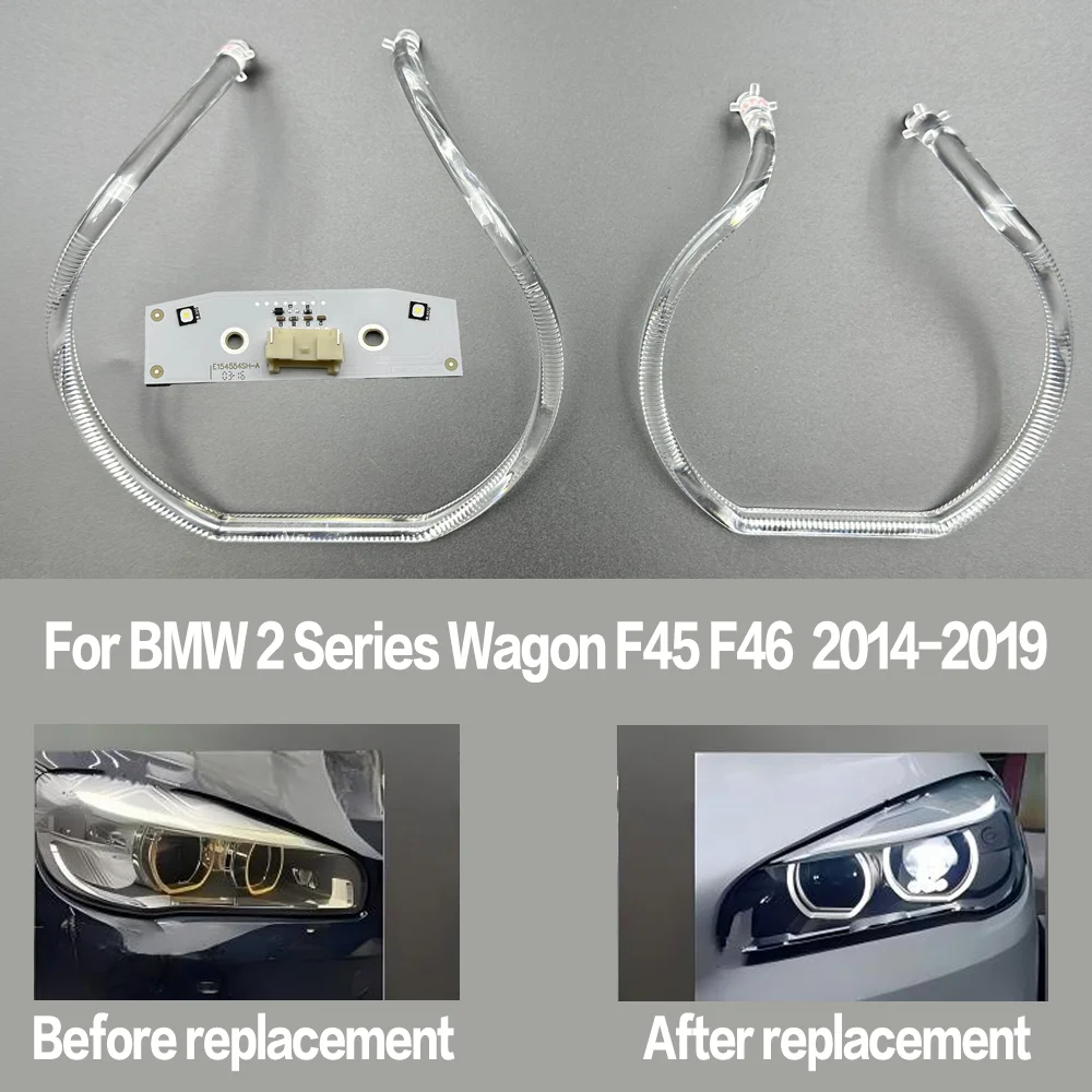 

For BMW 2 Series Wagon F45 F46 216i 218i 2014 2015 - 2018 2019 LED Daytime Running Light Tube Daily Car Head Lamp Emitting Tube